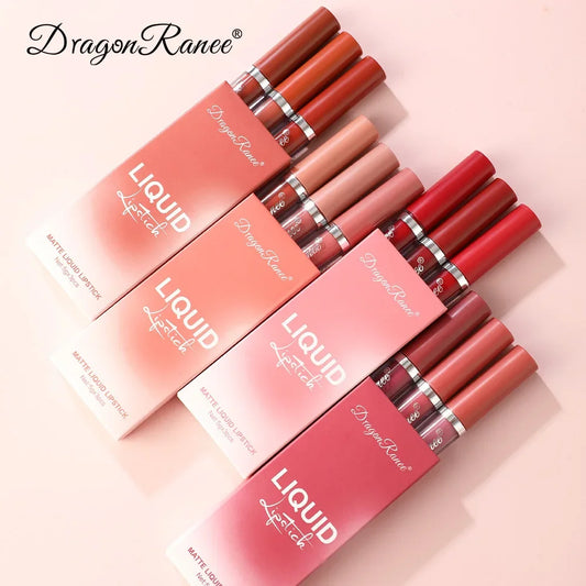 Korean Lipsticks Set Make Up For Women Beauty Cosmetics Matte Lipsticks Waterproof Long lasting The Best